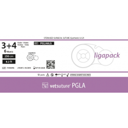 image: vetsuture PGLA metric 6 (USP 3+4) 250cm  (sans aiguille)   ligapack