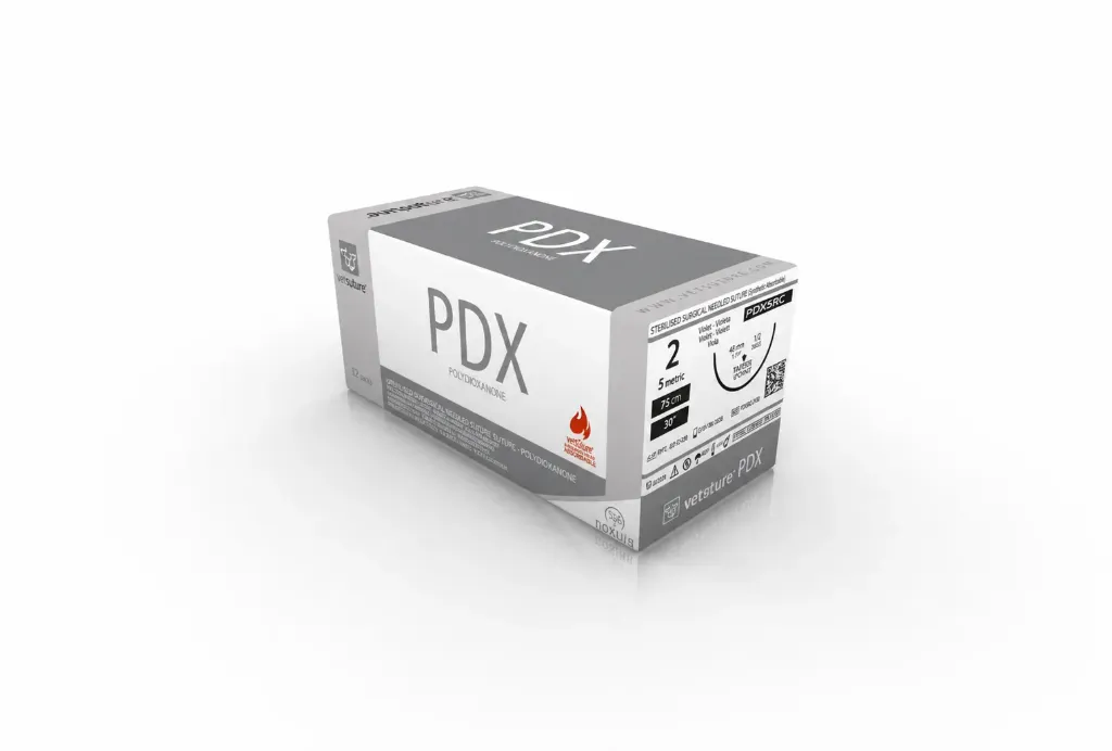 [PDX5RC] vetsuture® PDX (EP5, USP2, Reverse cutting 1/2c 48mm, 12x90cm)